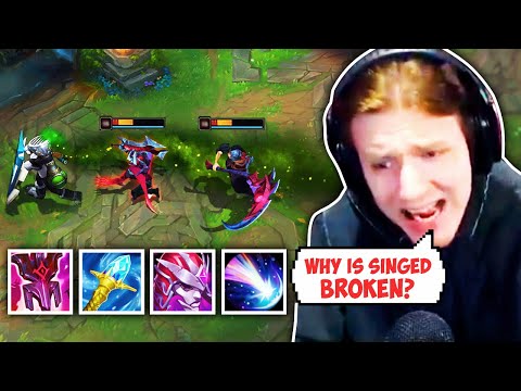 I DESTROYED HASHINSHIN WITH THE CHINESE SINGED BUILD (NEW TECH) - League of Legends
