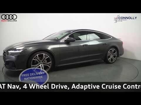 CMG AUDI BALLINA KF68PNK AUDI A7 286 BHP S LINE S TRONIC quattro" BIG SPEC",GREY