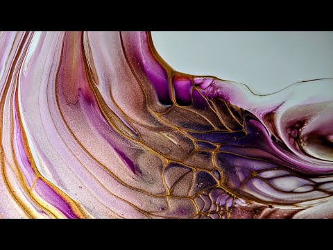 'Serenity' ~ Bloomswipe/Scoop & Drag Technique ~ Fluid Art (182)