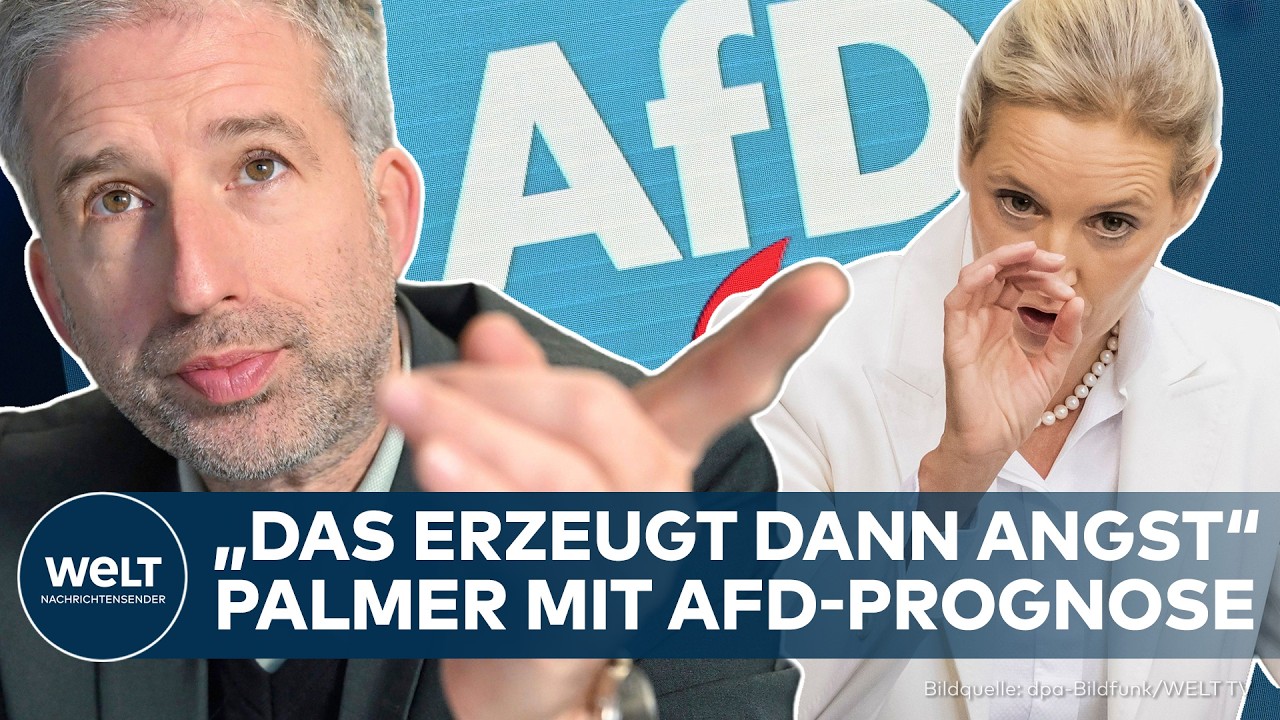 DEUTSCHLAND: "Das erzeugt dann Angst" – Ex-Grünen-Politiker Boris Palmer mit finsterer AfD-Prognose