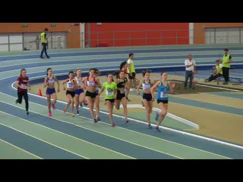 600m Cadette - Manifestazione regionale Palaindoor Padova 25.02.2018