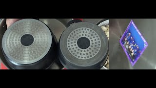 בדיקת התאמת סיר לאינדוקציה עם מגנט, מדוע סיר עם דיסקת מתכת לא מבשל כפי שהיה על גז, דיסקת מתכת מתאמת