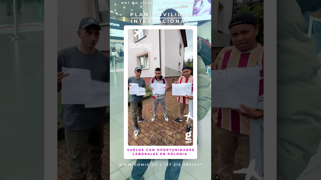 Ya están en Polonia con empleo real