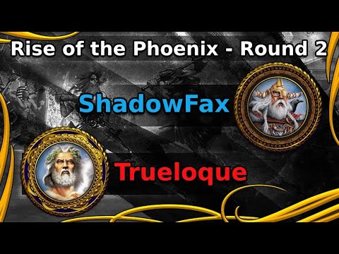 Age of Mythology: Trueloque vs ShadowFax - Rise of the Phoenix Tournament - Round 2