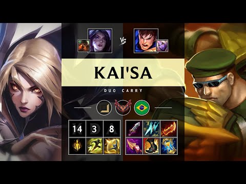 Kai'Sa ADC vs Garen: Triple Kill, Unstoppable - BR Grandmaster Patch 25.S1.1