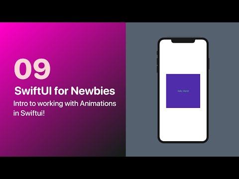 SwiftUI for Newbies 09 - Diving into Animations in SwiftUI!
