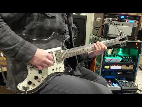 Electrical Guitar Company 2019 Jerry Garcia "Tiger" Acrylic Hybrid OBEL Aluminum Neck image 8