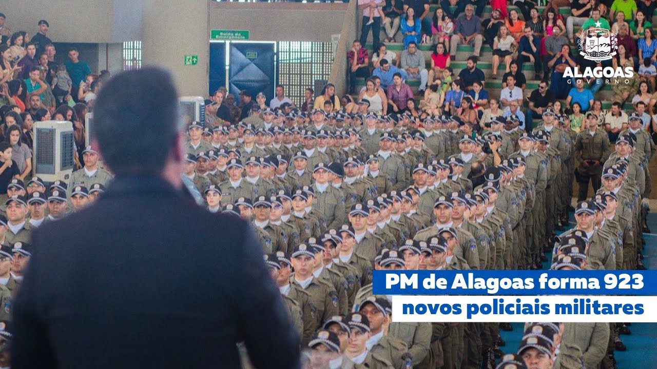 PM de Alagoas forma 923 novos policiais militares