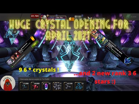Huge 6* crystal opening (including Spring Cleaning Event) and two new rank 3 6 Stars :)