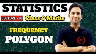 Class 9 Maths NCERT Chap 12 : Statistics | Statistics 08 | Frequency Polygon | Mid Point
