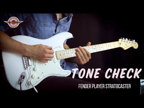 TONE CHECK: Fender Player Series Stratocaster Demo | No Talking
