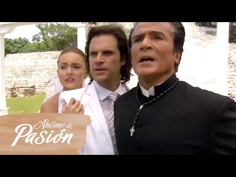 Abismo de pasión 4/5: Damián se roba a Elisa cuando se está casando con Gael | C-70 | tlnovelas