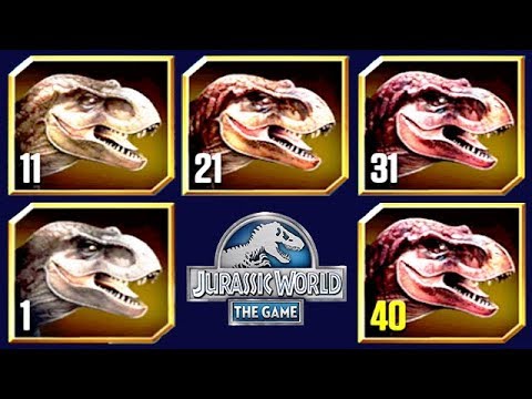 NEW TYRANNOSAURUS REX GEN 2 MAX LEVEL FEEDING (JURASSIC WORLD)
