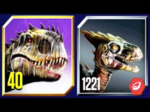 NEW INDOMINUS REX GEN 2 vs LEVEL 1200 VELOCIRAPTOR GEN 2 (JURASSIC WORLD)
