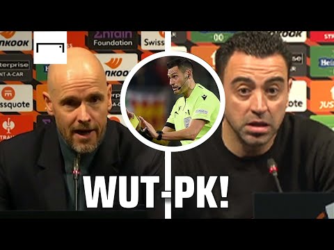 Beide Trainer wüten gegen den Schiedsrichter | FC Barcelona - Man United 2:2 | Europa League