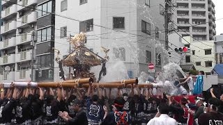 preview picture of video 'Fukagawa Matsuri 2014 ～ 深川八幡祭 水掛け祭り'