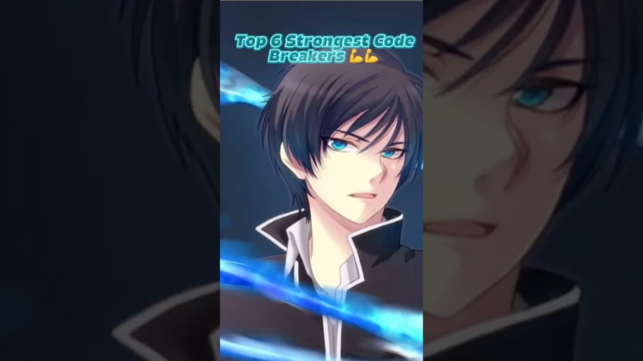 Top 6 Strongest Code Breakers 💪💪💯💯#anime#codebreakers#viralvideo#subscribe#chriszeel