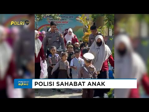 POLRES HALTENG EDUKASI KESELAMATAN LALU LINTAS SEJAK DINI MELALUI PROGRAM ''POLISI SAHABAT ANAK''