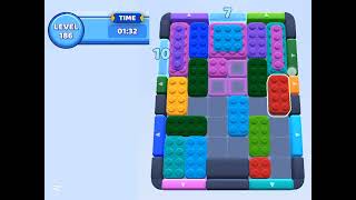Color Block Jam 186 | GAME Walkthrough