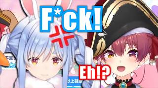 Pekora Rage At Marine For Taking Her Luck【Hololive】