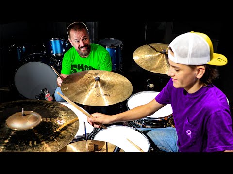 Amazing Drum Student mastering drum lesson | Stephen Taylor