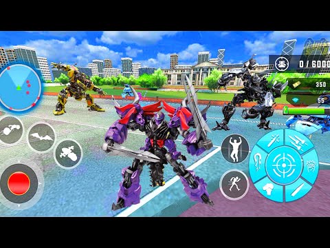 Flying Bat Transform Robot Moto Bike: Robot Transform Game 2020 #2 - Android Gameplay