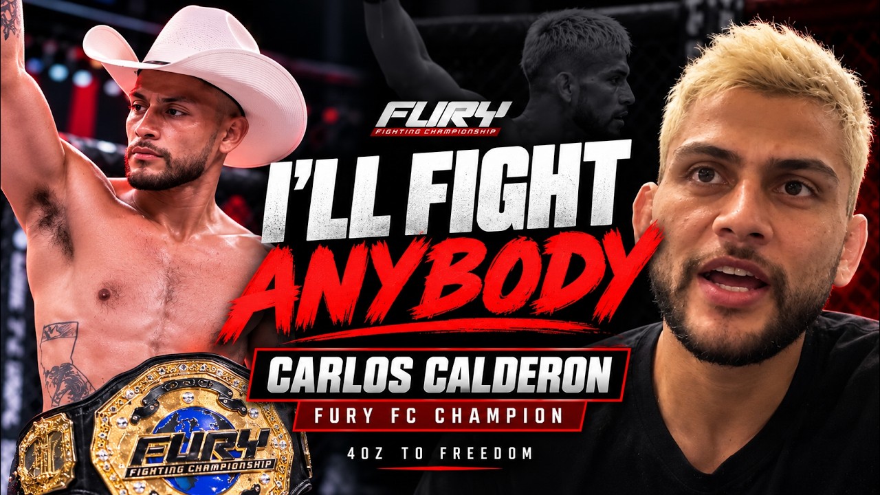 Carlos Calderon Is Ready for the UFC: “I’ll Fight Anybody” | Fury FC Champion