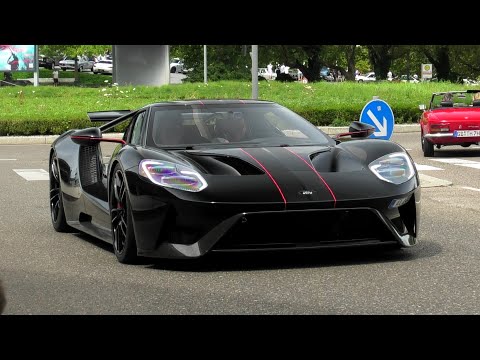 Collectingcars Coffee Run Stuttgart 2023 (Countach LPI 800-4, Ford GT '17, Stratos, SLS BS, Zonda..)