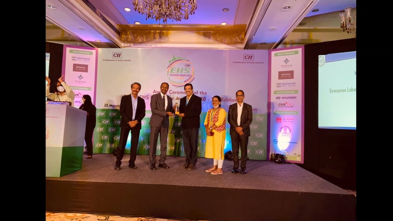 CII EHS Excellence  Awards 2020 Winner