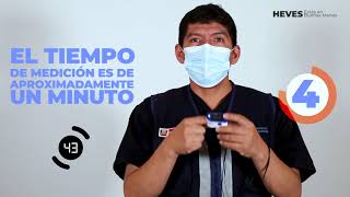 COMO USAR EL PULSIOXÍMETRO