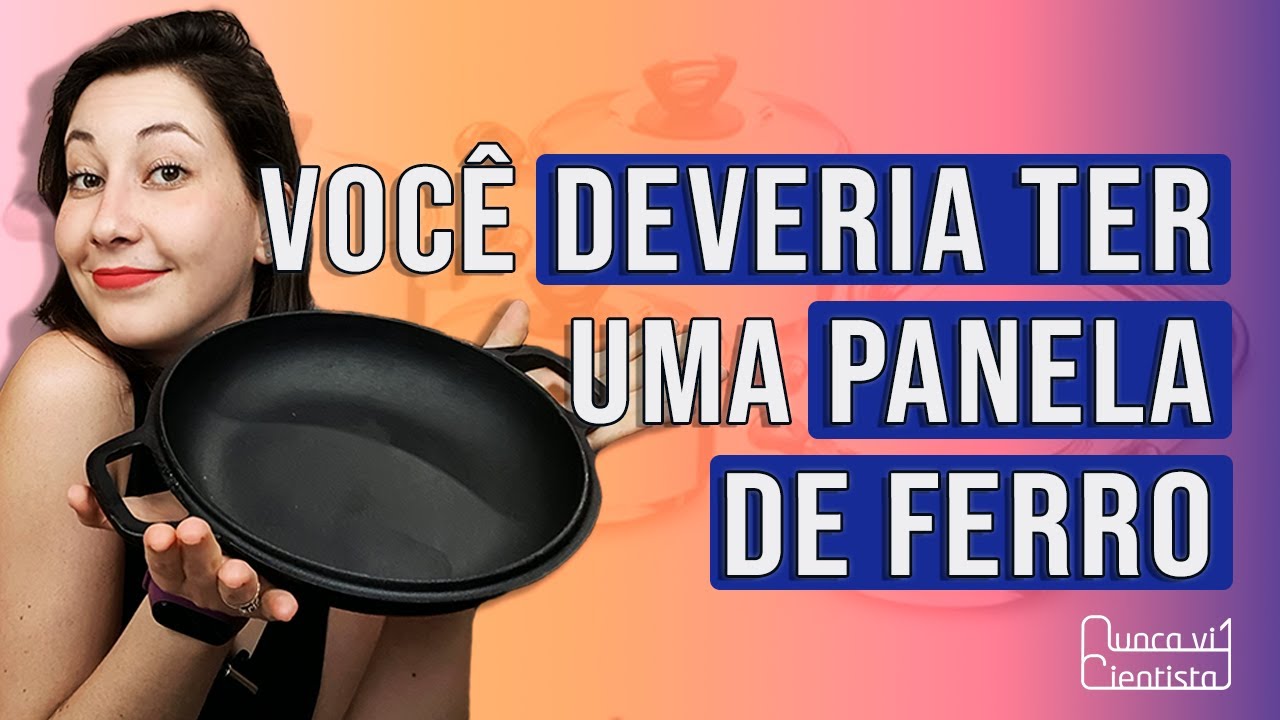 Será que panela de ferro é bom pra anemia?