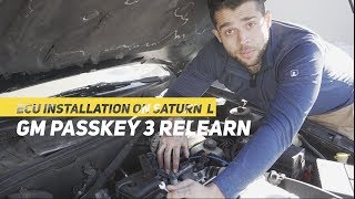 How to install an ECU on a Saturn L-Series and perform a GM Passkey 3 Relearn