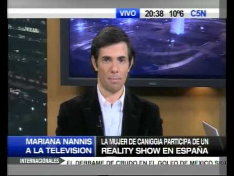 C5N MARIANA NANNIS A LA TELEVISION