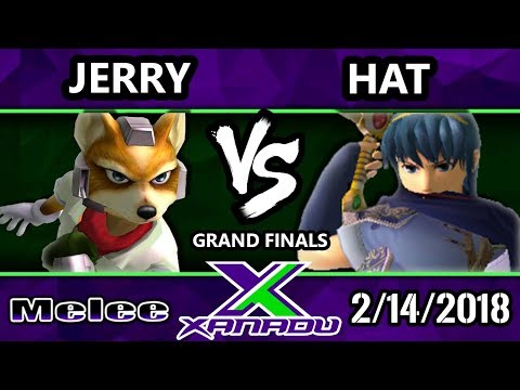 S@X 241 Melee - Jerry (Fox) Vs. Hat (Sheik, Marth) - SSBM Grand Finals - Smash Melee