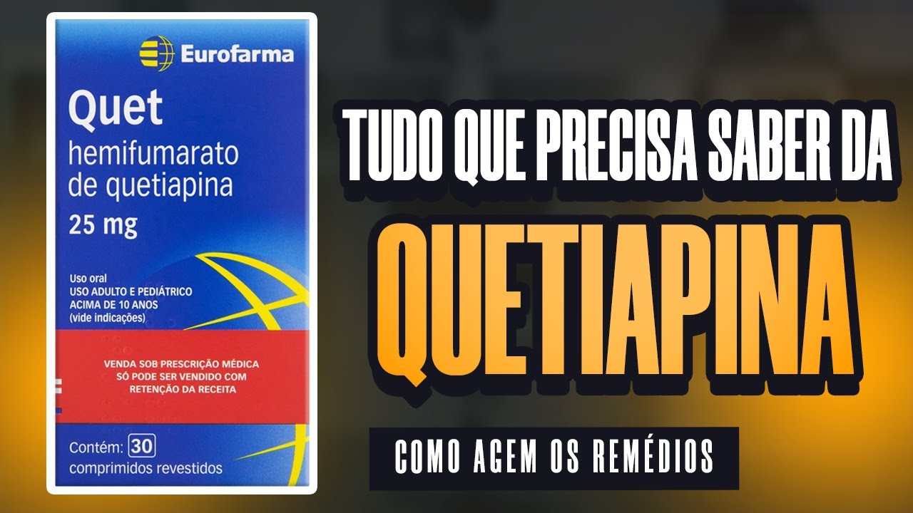 Entenda COMO a QUETIAPINA (SEROQUEL) age no seu CÉREBRO!
