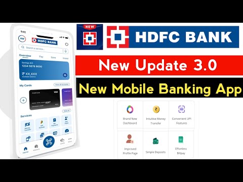 HDFC Bank New mobile banking App Update | 5 New Features New Hdfc mobile App