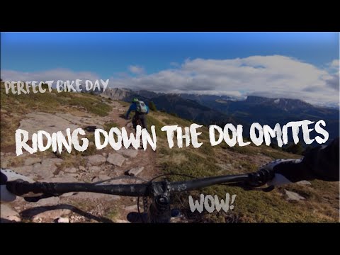 RIDING DOWN THE DOLOMITES | DOLOMITES TRIP #1 | FIRST VIDEO