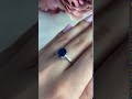 Серебряное кольцо с топазом Лондон Блю 1.775ct