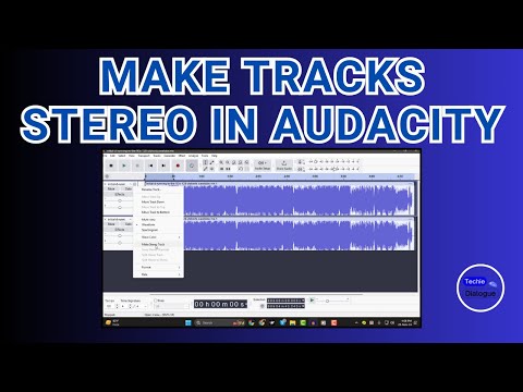 How to Make Tracks Stereo in Audacity