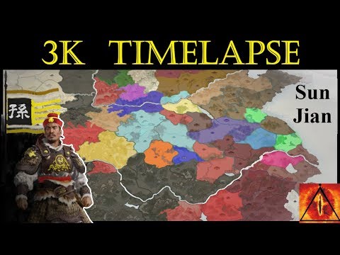 TimeLapse: Three Kingdoms Total War (3K) Sun Jian Campaign