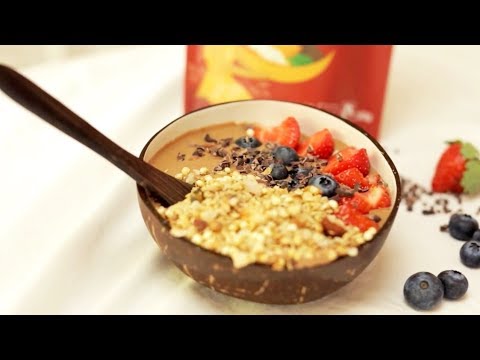 Cocoa and peanut butter smoothie - Healthy Drink | Iswari ©