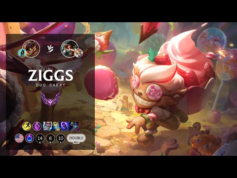 Ziggs Bot vs Miss Fortune - NA Master Patch 12.17