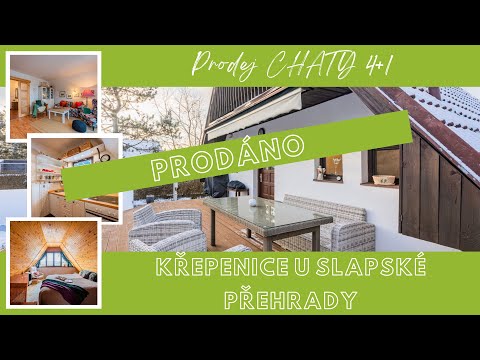 PRODÁNO. Prodej chaty u Slapské přehrady