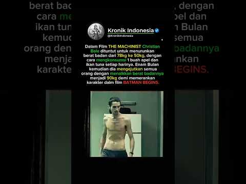 ​Dedikasi Extreem! Perubahan Tubuh Christian Bale 🤯 #shorts #foryou