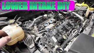 JEEP CHEROKEE 3.2 LOWER INTAKE REMOVAL DIY