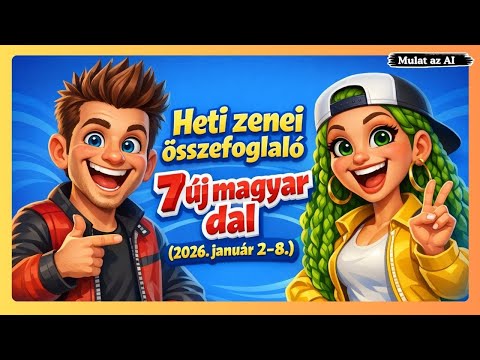 Heti zenei összefoglaló – 7 új magyar dal (2026. január 2–8.)  ⁨@MulatazAIEnglish     🎵