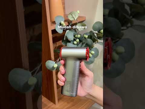Gambar Azko Kipas Angin Portable Rechargeable Turbo 8000 - Silver/Merah
