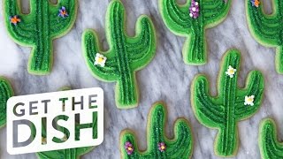 Cactus Cookies with Cookies, Cupcakes, & Cardio | Get the Dish by POPSUGAR Food
