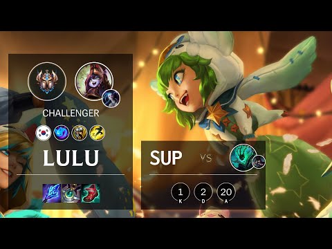 Lulu Support vs Thresh - KR Challenger Patch 11.22