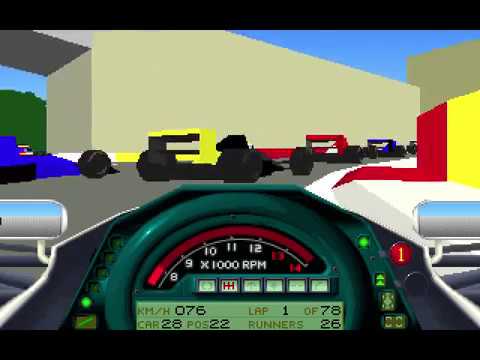 MicroProse Formula One Grand Prix Geoff Crammond Monaco Grand Prix Round 4 (F1 1991)